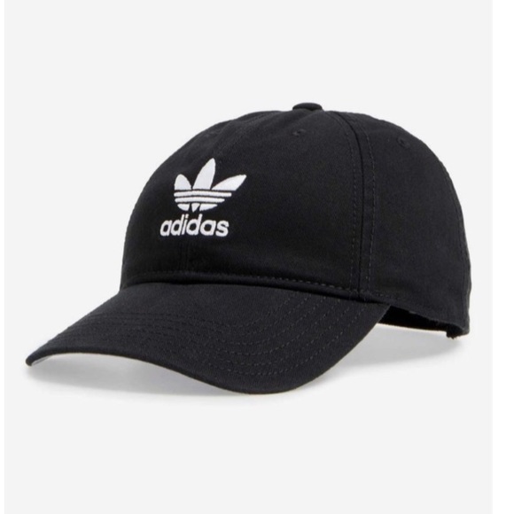 adidas Accessories - New Black & White Adidas Trefoil Hat!